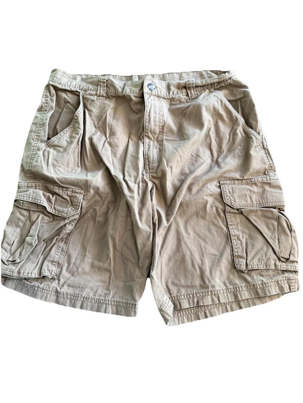 RWW Rugged Wear Y2K Cargo Shorts Brown 36 Inseam 9” Cotton